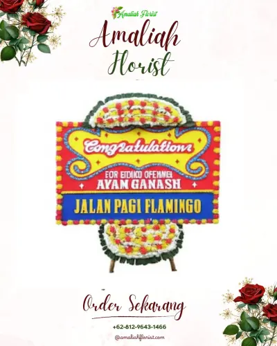 Bunga Papan Congratulation di Pangkalan Jati